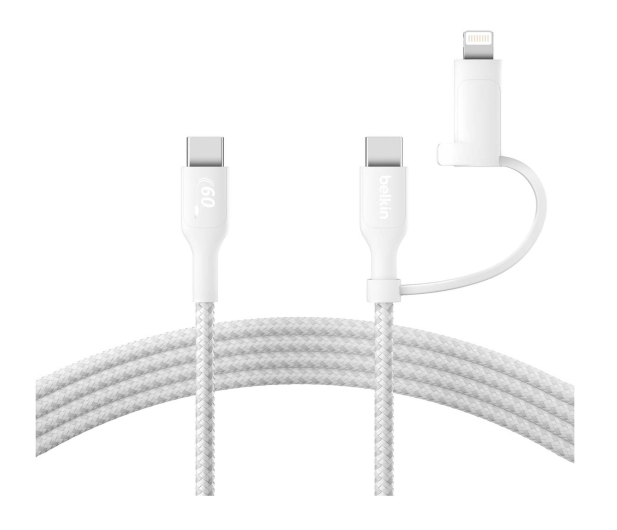 Belkin Kabel USB-C i Lightning CAC003hq1.5MWH - 1330402 - zdjęcie